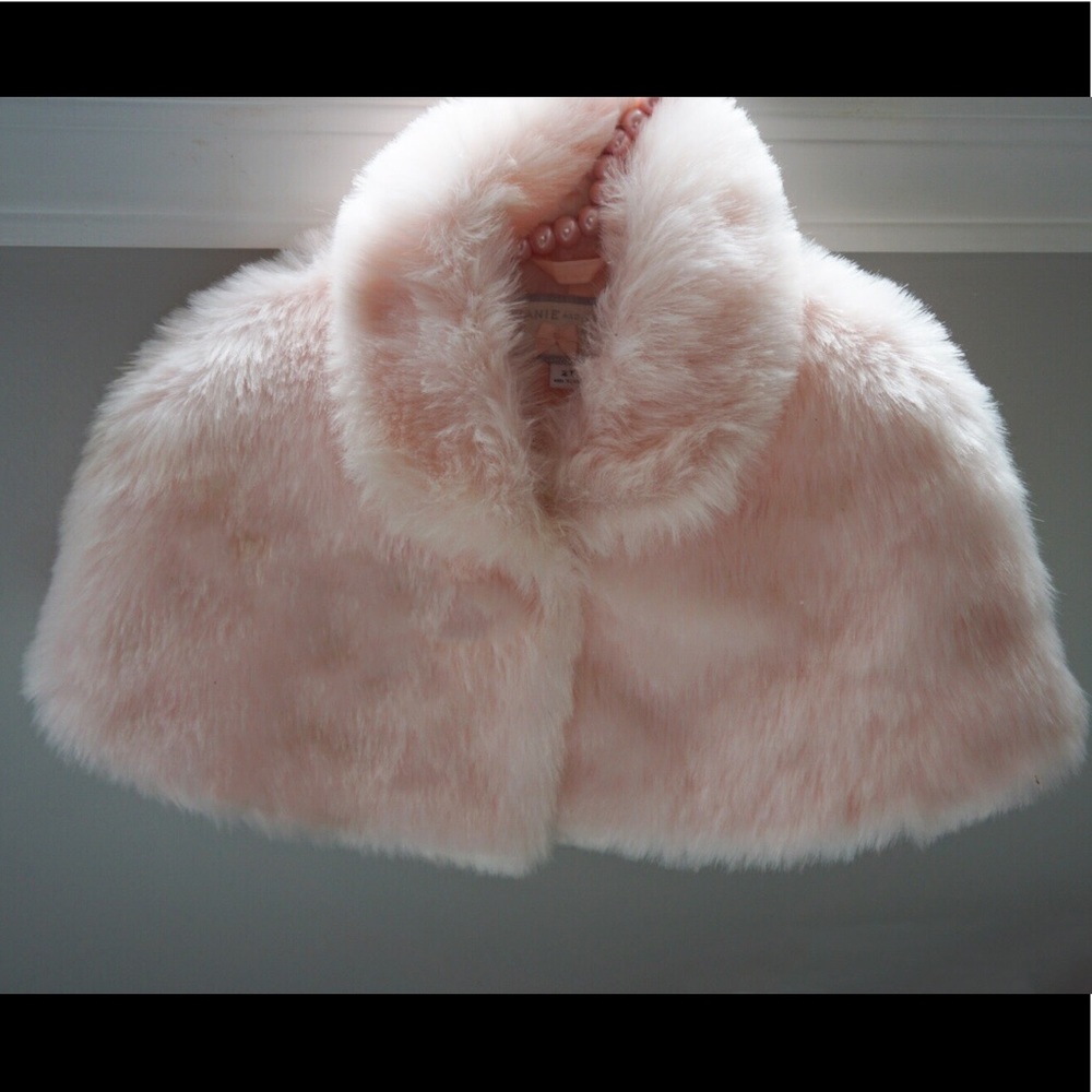Janie and jack pale pink cape/shrug